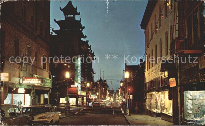 New York City Chinatown at Night