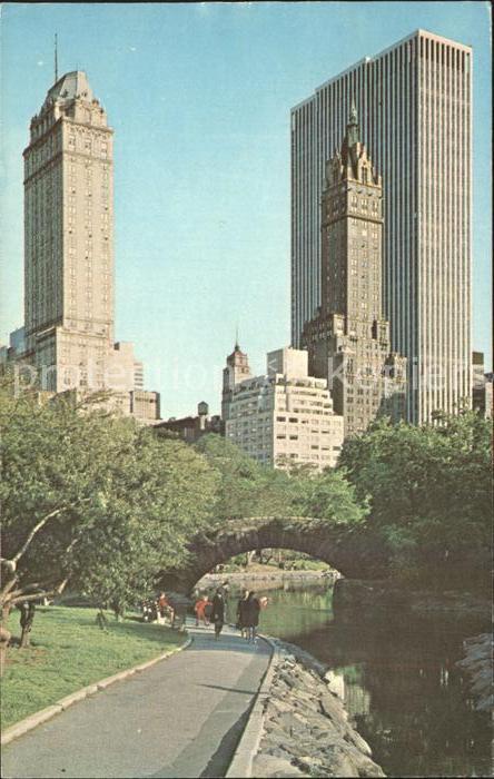 New York City Central Park General Motors Building towers