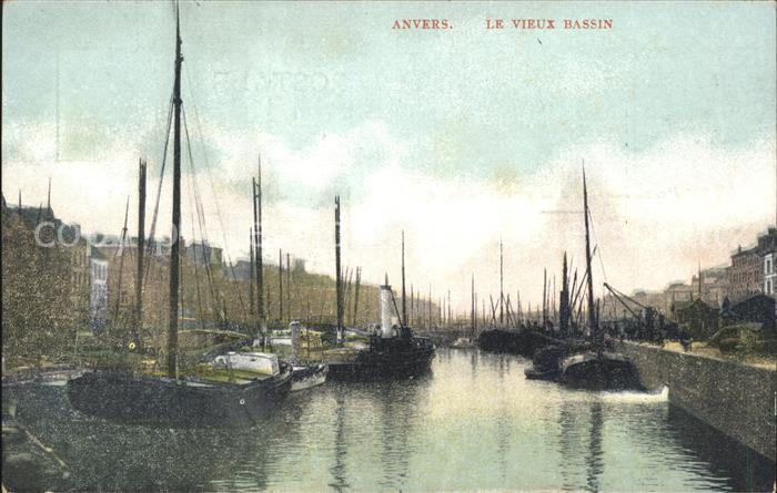 Anvers Antwerpen Le vieux Bassin