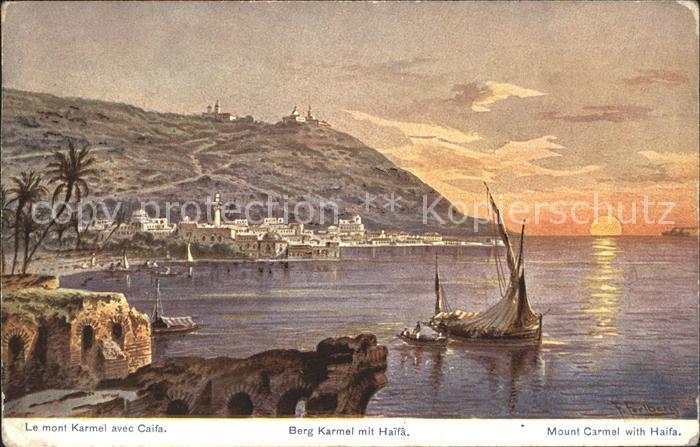 Haifa Berg Karmel mit Haifa
