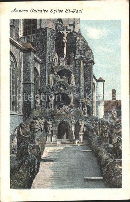 Anvers Antwerpen Calvaire Eglise St Paul