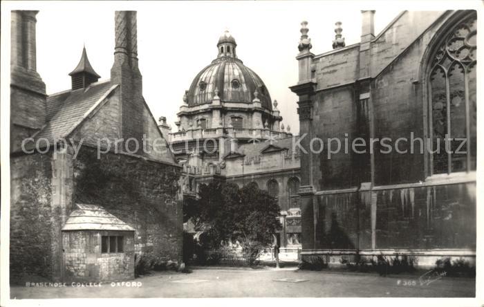 Oxford Oxfordshire Brasenose Colleg