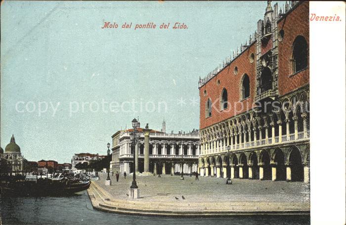 Venezia Venedig Molo dal pontile del Lido