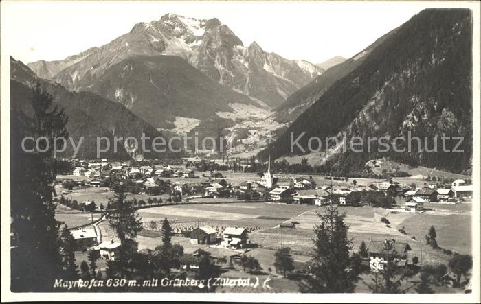 Mayrhofen Zillertal mit Gruenberg