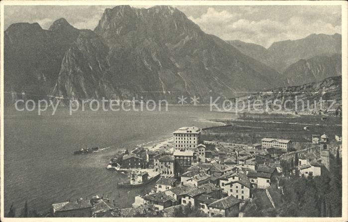Torbole Lago di Garda colla strada del Ponale