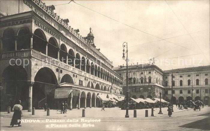 Padova Palazzo della Ruglono e Piazza belle Er