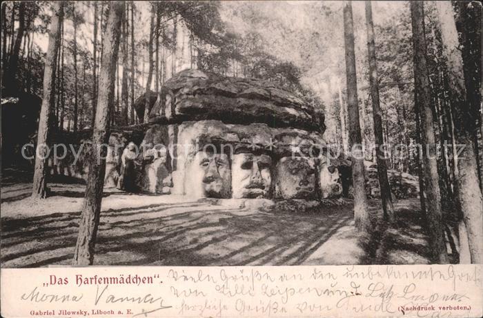 Landskron Tschechien Das Harfenmaedchen