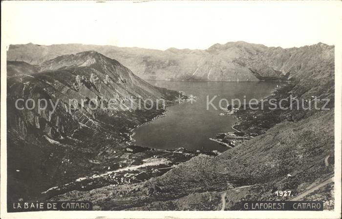 Cattaro Kotor La Baie de Cattaro