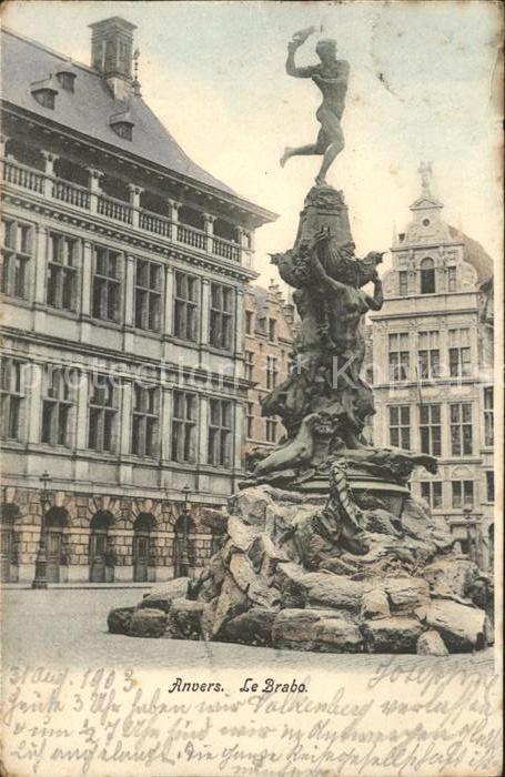 Anvers Antwerpen Le Brabo