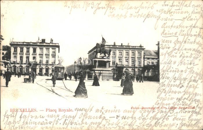 Bruxelles Bruessel Place Royale