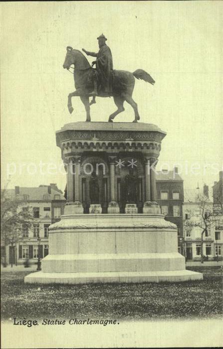 Liege Luettich Statue Charlemagne