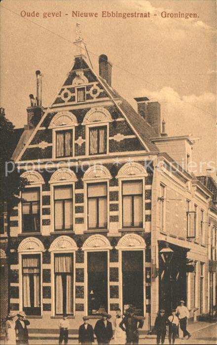 Groningen Oude gevel Nieuwe Ebbingestraat