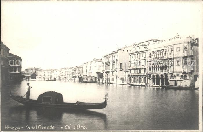 Venezia Venedig Canal Grande e Canal d Oro
