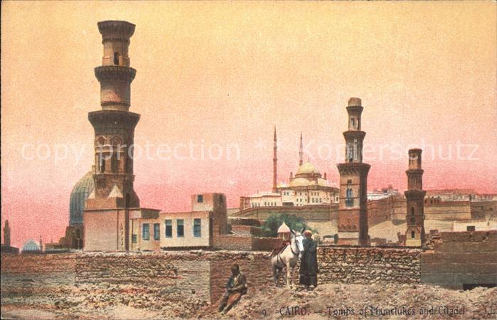 Cairo Egypt Tombeaux des Mamelucks et la Citadelle