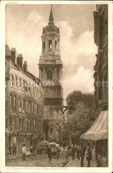 London St Magnus the Martyr From Fish St Hill