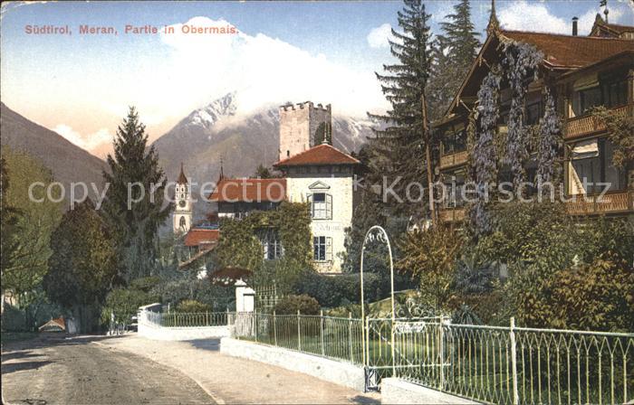 Merano Meran Partie in Obermais