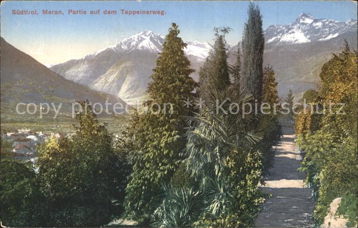 Merano Meran Partie auf dem Tappeinerweg