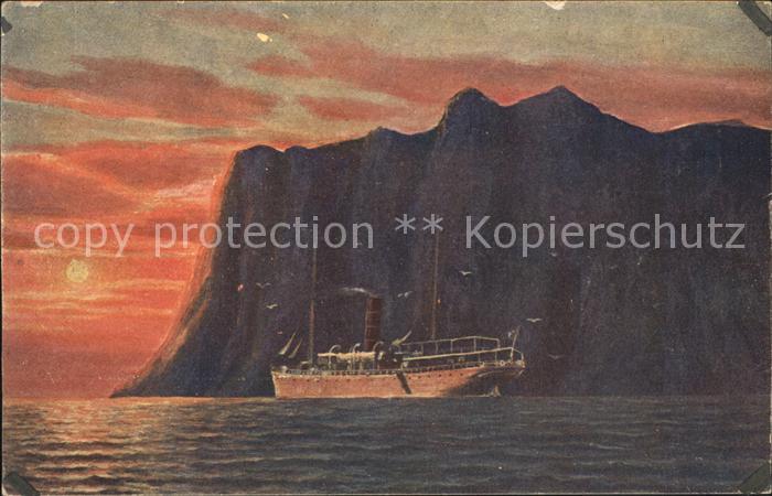 Norge Norwegen Nordkap Dampfer