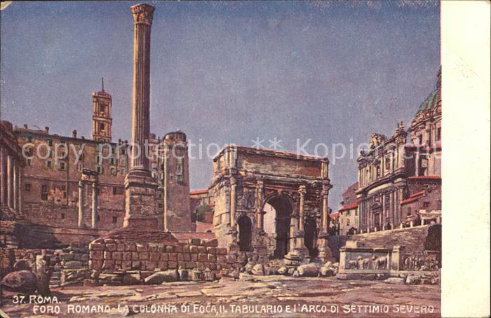 Roma Rom Foro Romano La Colonna di Foca il Tabul
