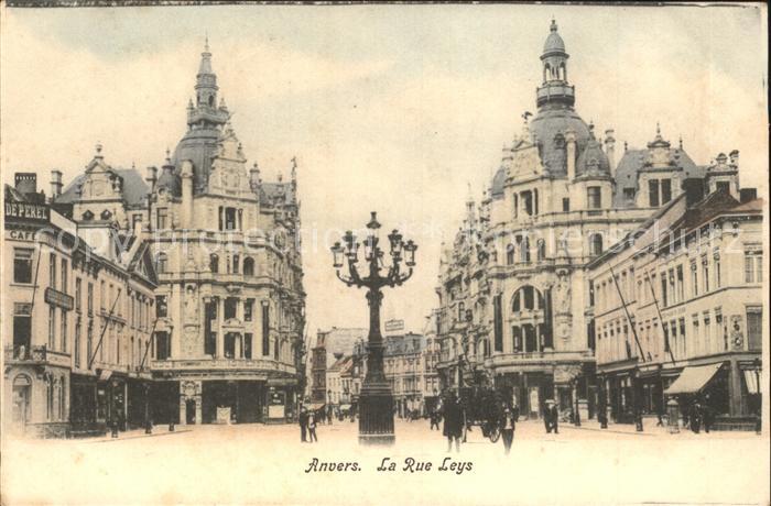 Anvers Antwerpen La Rue Leys