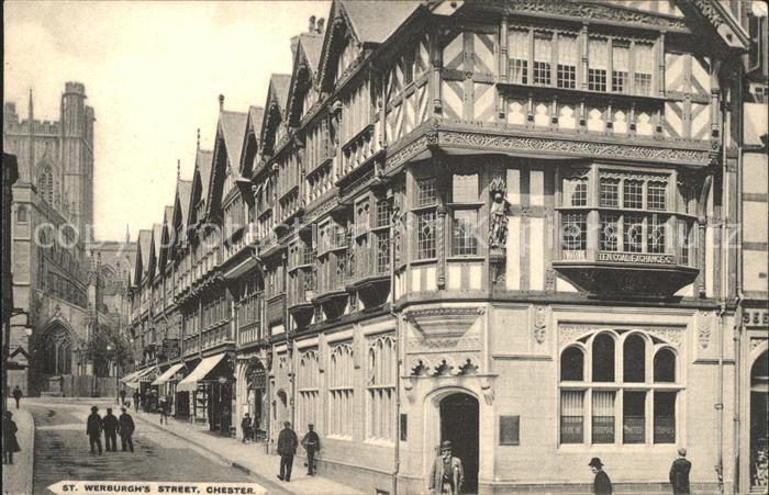 Chester Cheshire St Werburghs Street
