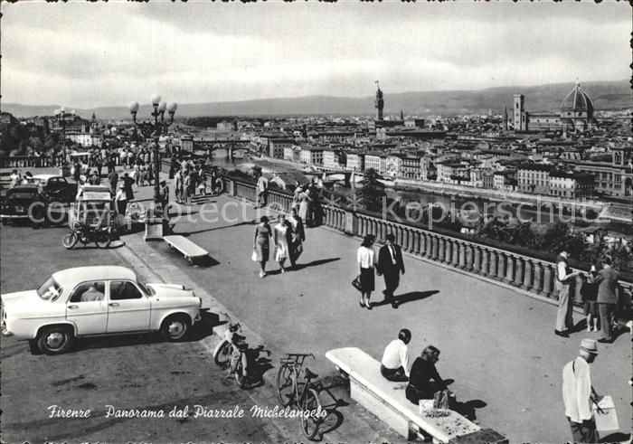 Firenze Florenz Panorama dal Piazzale Michelangelo
