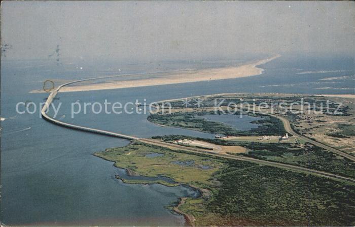 North Carolina US-State Oregon Inlet Bridge Fliegeraufnahme