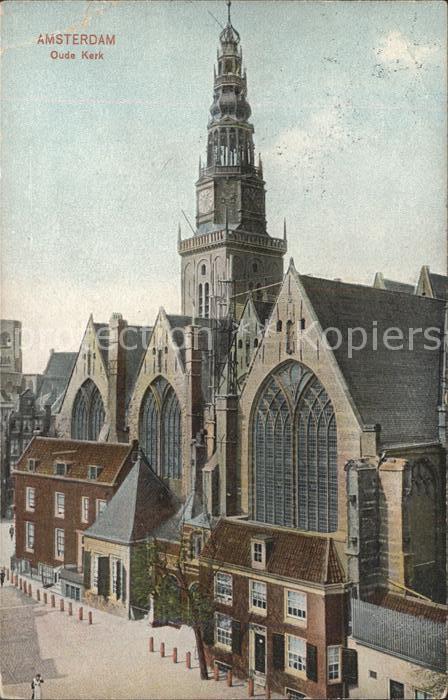 Amsterdam Niederlande Oude Kerk