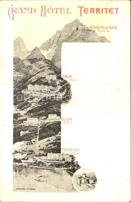 Territet Grand Hotel avec Caux et Glion