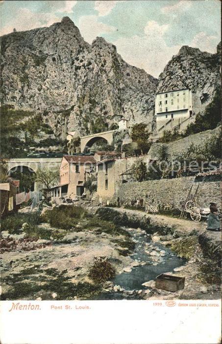 Menton Alpes Maritimes Pont St Louis
