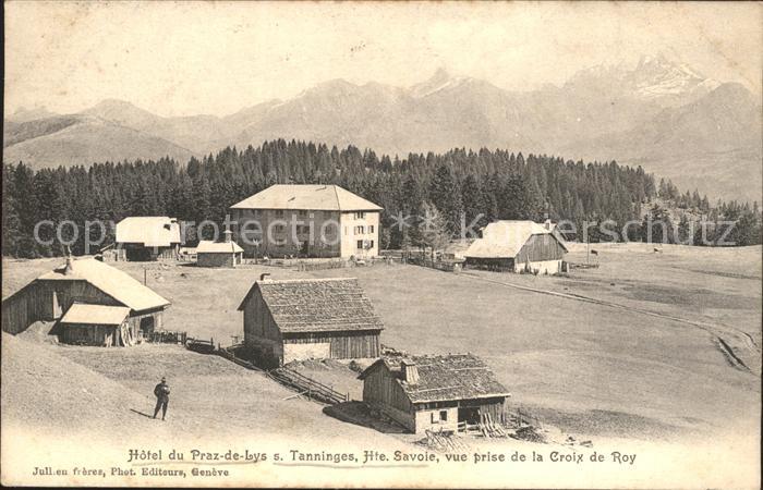 Praz de Lys Hotel du Praz de Lys vue prise de la Cr