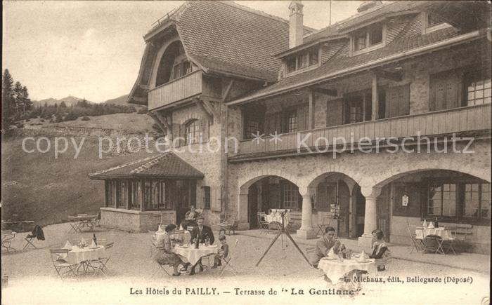 Pailly Yonne Les Hotels du Pailly Terrasse de La Gentiane