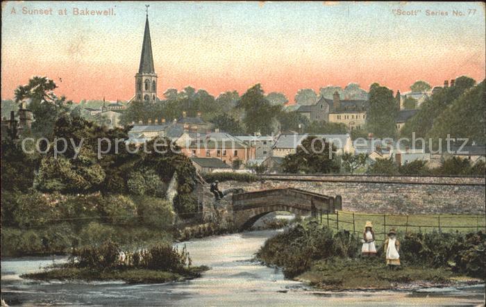 Bakewell Derbyshire Dales Sunset at Bakewell