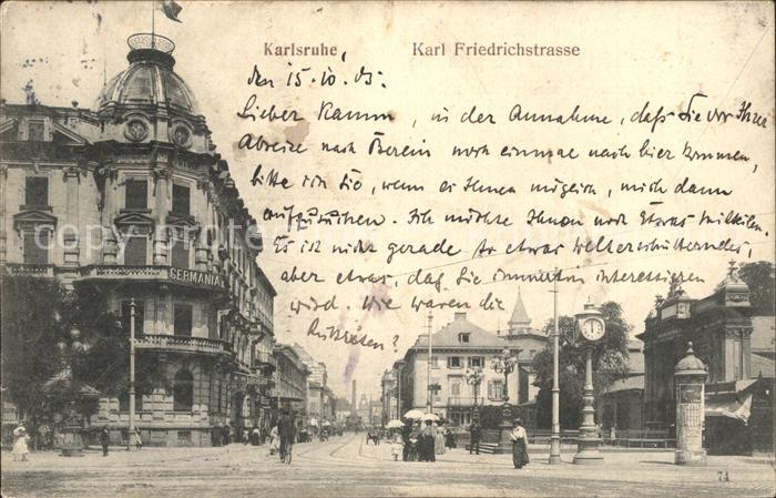 Karlsruhe Karl Friedrichstrasse