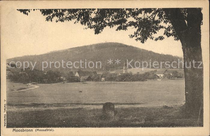 Moosbronn Panorama Gasthaus goldener Hirsch