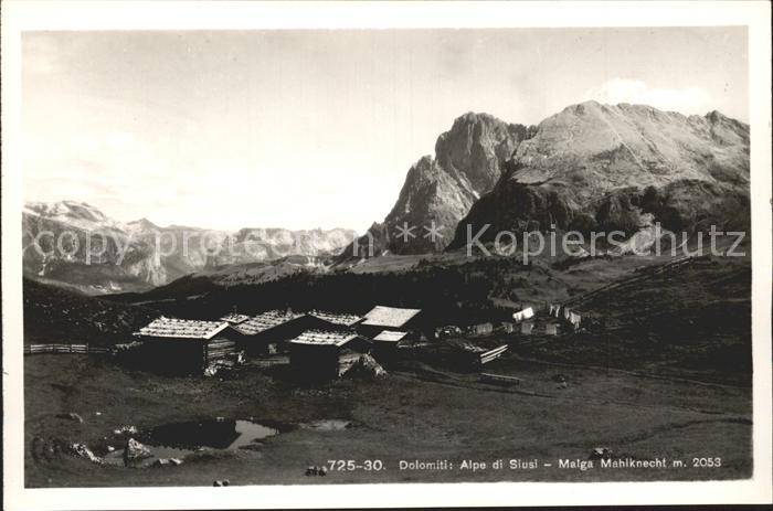 Dolomiti Alpe di Siusi Malga Mahlknecht