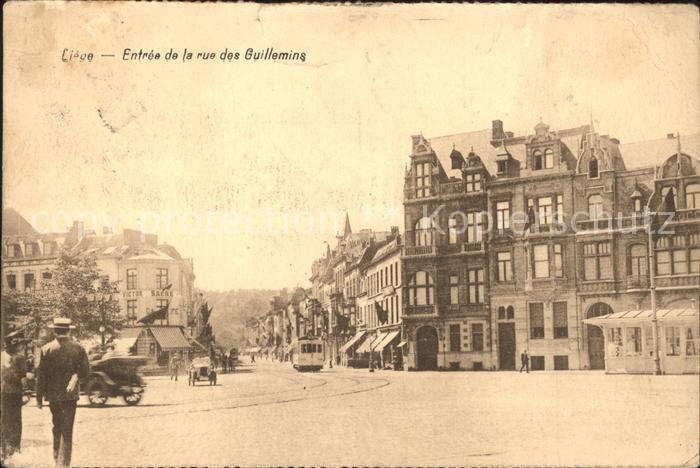 Liege Luettich Entree de la rue des Guillemins