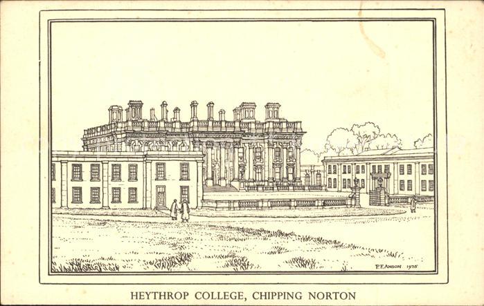 Heythrop College Chipping Norton Zeichnung