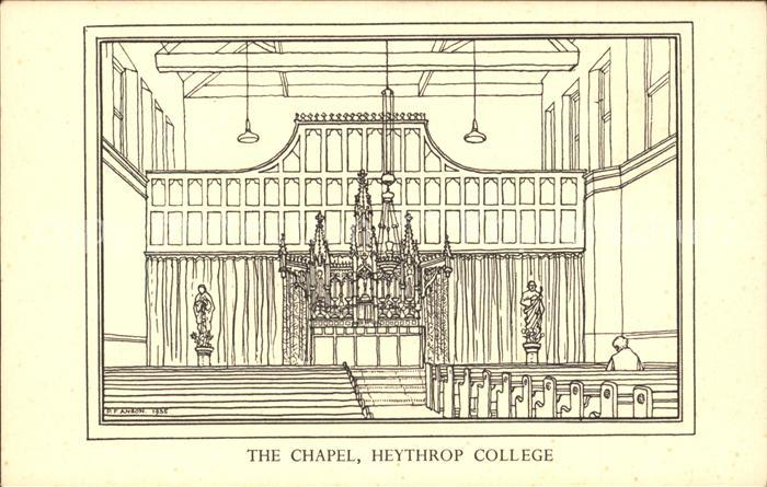 Heythrop The Chapel Heythrop College Zeichnung