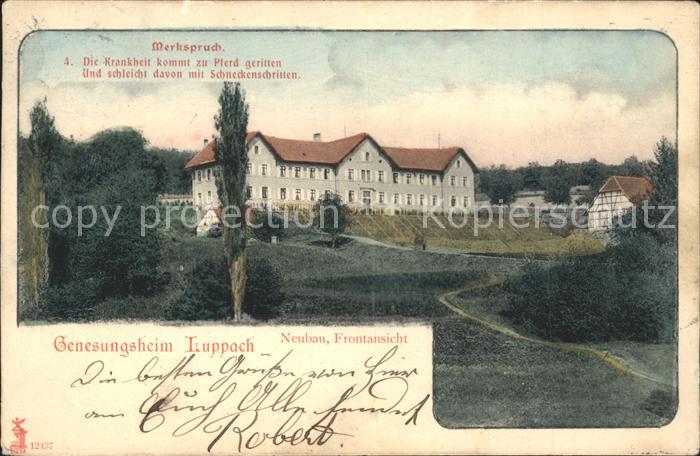 Luppach Genesungsheim Luppach Neubau Frontansicht