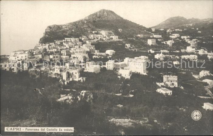 Capri Panorama dal Castello Ia veduta