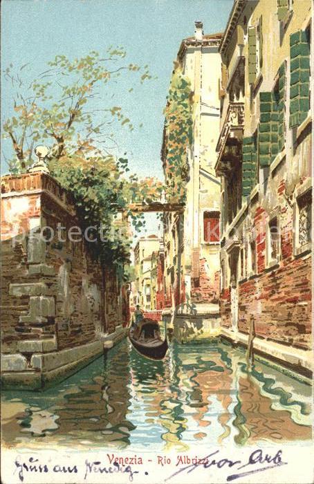Venezia Venedig Rio Albrizzi Gondel