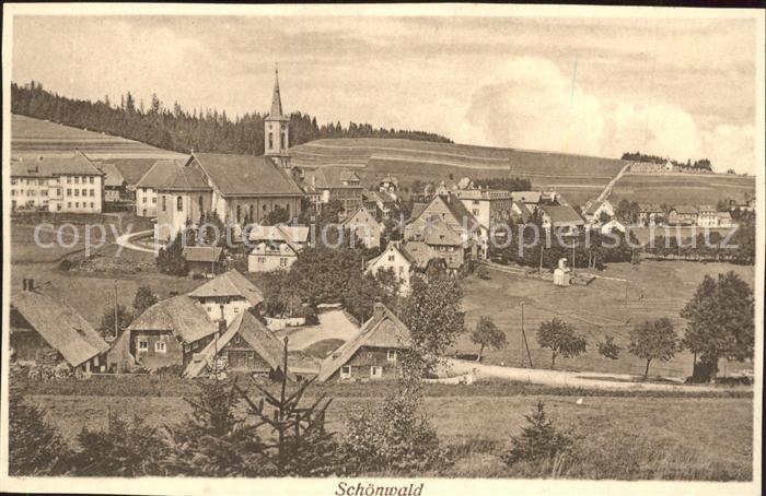 Schoenwald Triberg Ortsblick