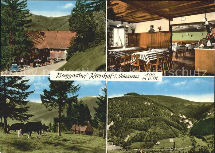 Seebach Ottenhoefen Schwarzwald Berggasthof Kernhof Gaststube Viehweide Panorama