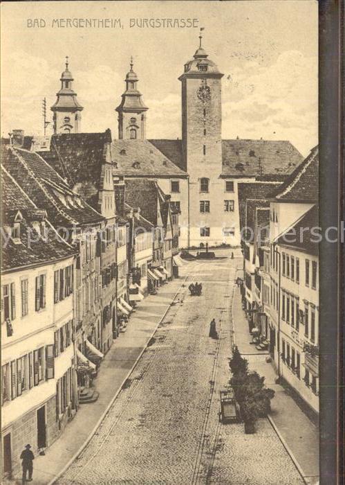 Bad Mergentheim Burgstrasse Kirche