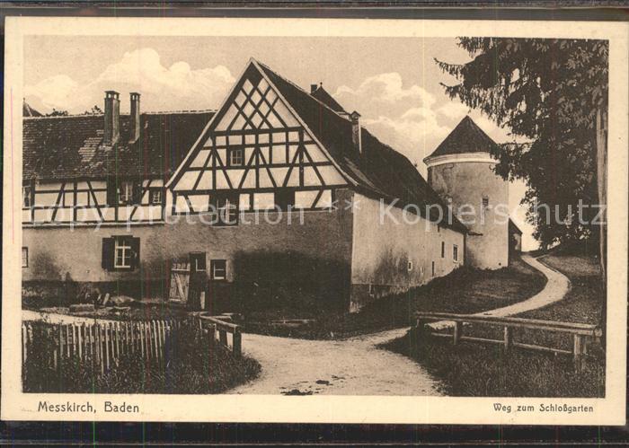 Messkirch Weg zum Schlossgarten