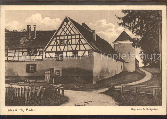 Messkirch Weg zum Schlossgarten