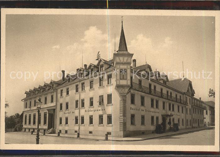 Koenigsfeld Schwarzwald Gasthof der Bruedergemeinde