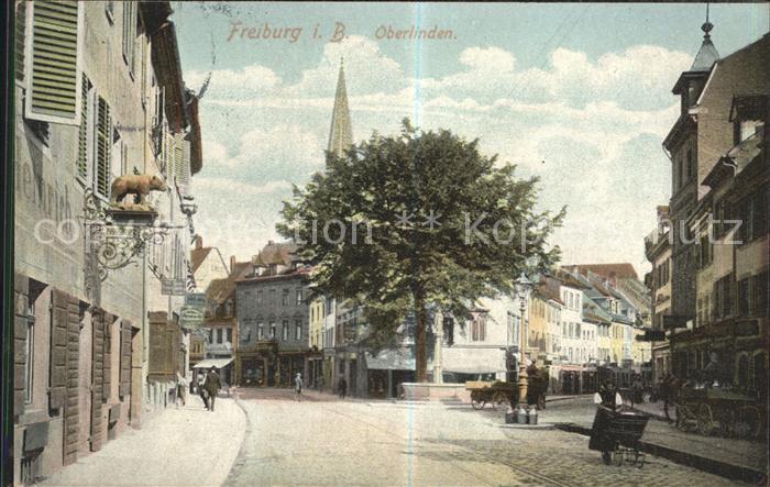 Freiburg Breisgau Oberlinden Brunnen