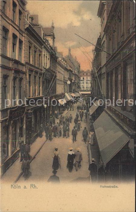 Koeln Rhein Hohestrasse